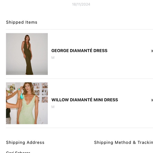 SLA the label WILLOW DIAMANTÉ MINI DRESS - Picture 2 of 6